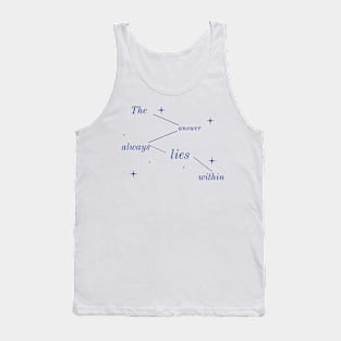 the answer lies within Tank Top